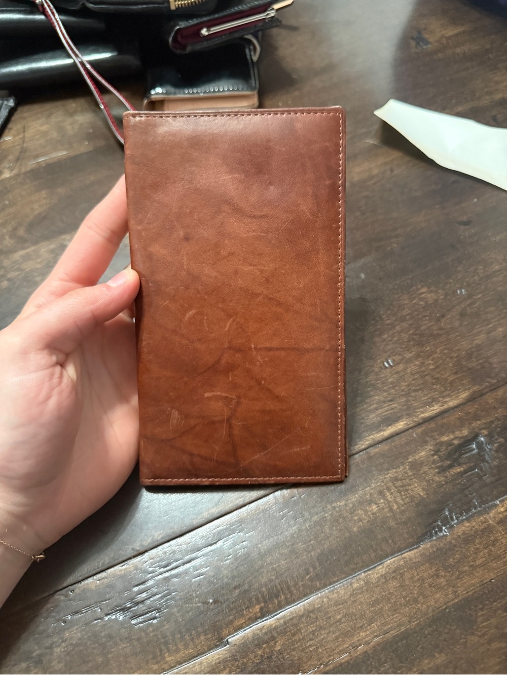 Wallet Depot Card Holder Brown